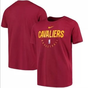 Cleveland Cavaliers Nike Youth Practice Logo Legend Performance T-Shirt - Wine